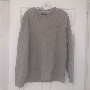 Men’s allsaints sweatshirt size large heather gray